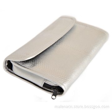 PU Pouch with Snake Pattern
